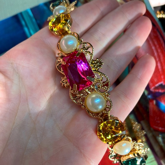 Rhinestone Luxury Crystals Headband - Picture 2 of 4